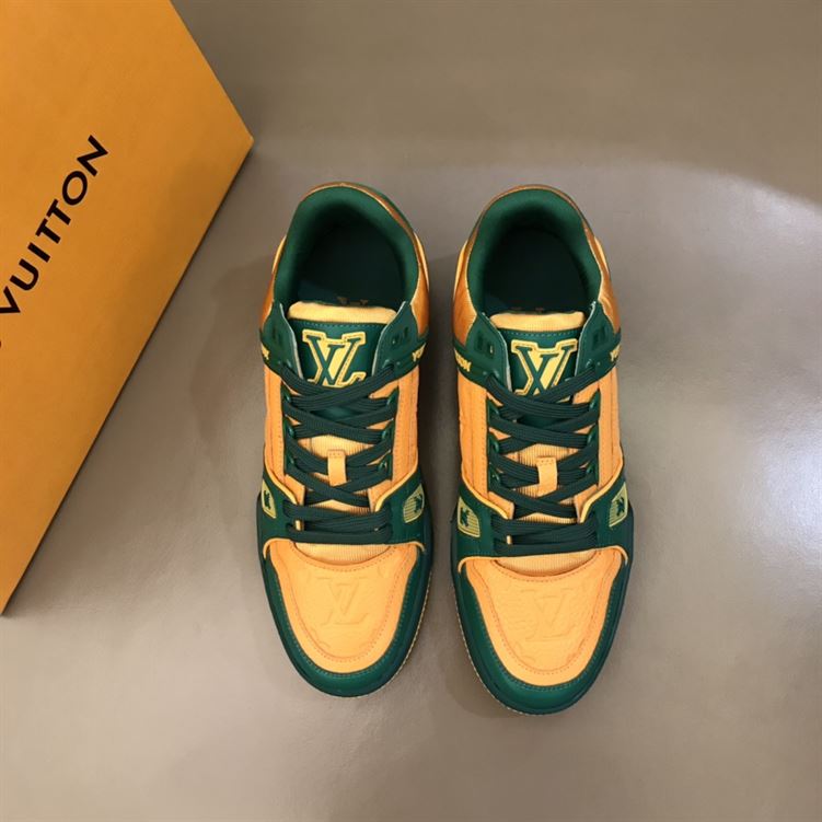 LOUIS VUITTON TRAINER VIRGIL ABLOH SNEAKERS IN GREEN - LVS049