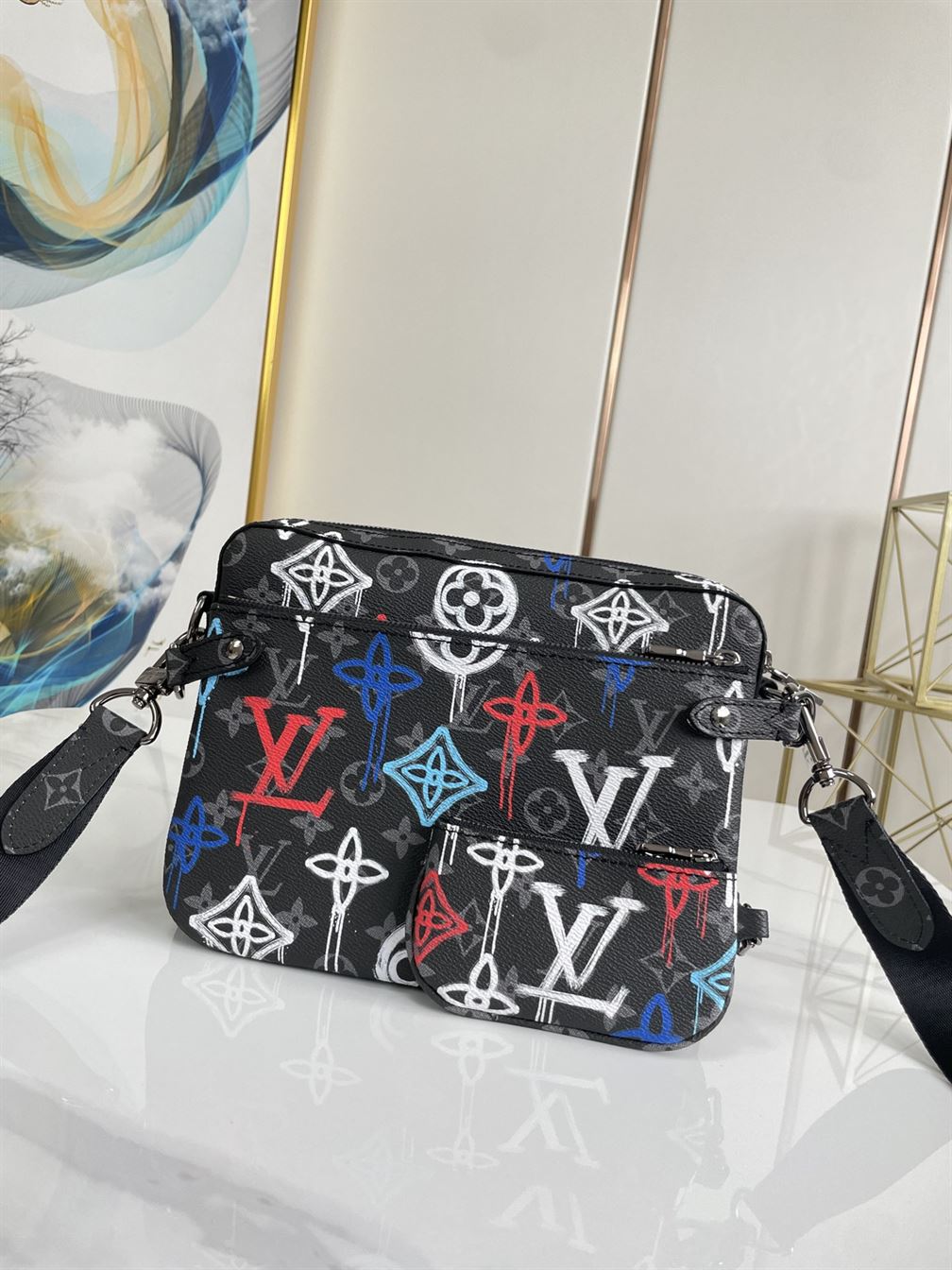 LOUIS VUITTON TRIO MESSENGER BAG - LVB066
