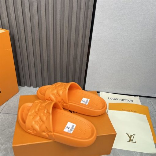 LOUIS VUITTON WATERFRONT MULE ORANGE - LVSD041