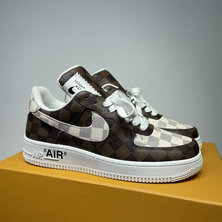 LOUIS VUITTON X NIKE AIR FORCE 1 LOW-TOP SNEAKERS - LVS132