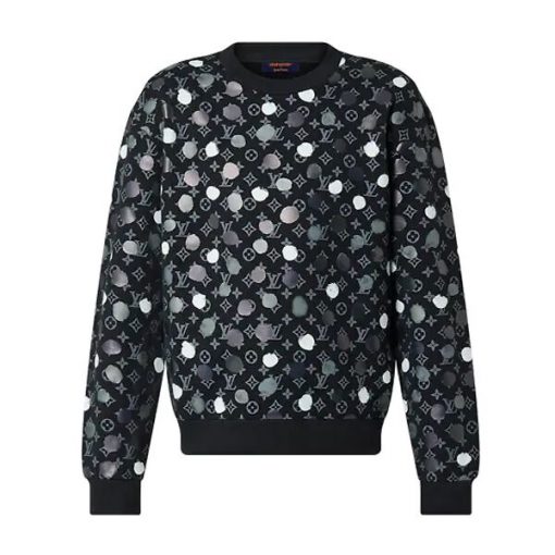 LOUIS VUITTON X YK PAINTED DOTS PRINTED CREWNECK - LVH030