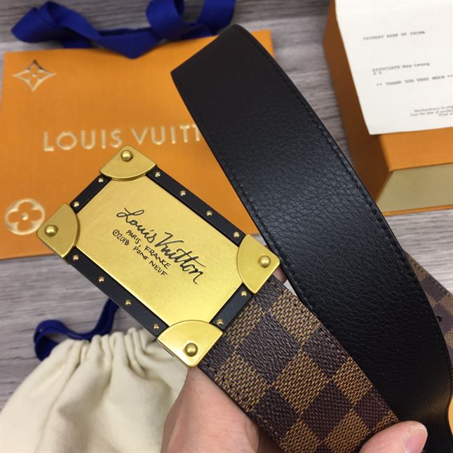 LV DAMIER EBENE NEO TRUNK 40MM REVERSIBLE BELT - LBE066