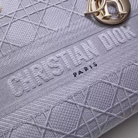 MEDIUM LADY D-LITE GREY BAG