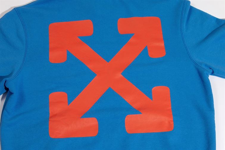 OFF-WHITE EMOTION ARROW SKATE HOODIE - OS010