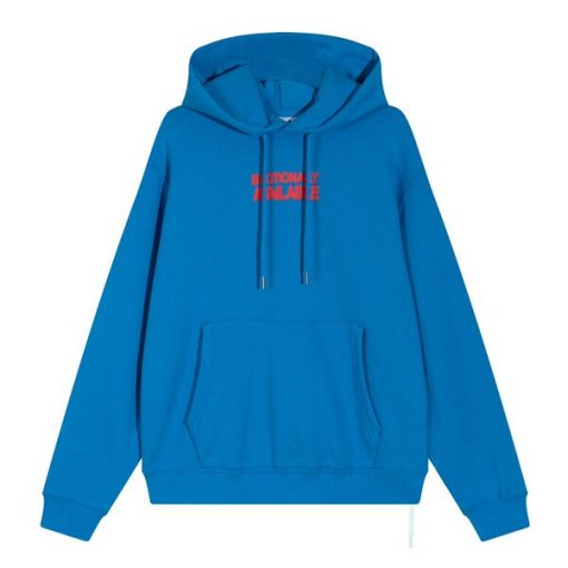 OFF-WHITE EMOTION ARROW SKATE HOODIE - OS010