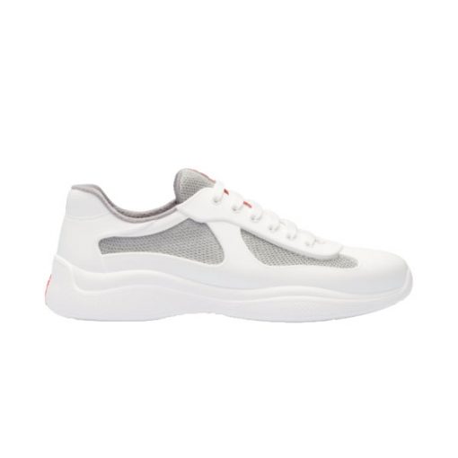 PRADA AMERICA'S CUP SOFT RUBBER AND BIKE FABRIC SNEAKERS - PRS042