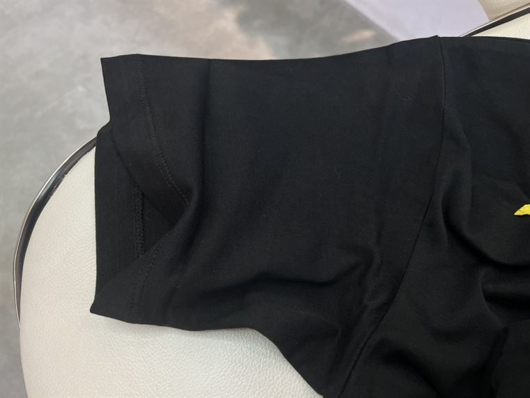 PRADA COTTON T-SHIRT BLACK - PT005