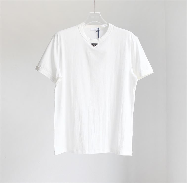 PRADA COTTON T-SHIRT WHITE - PT002