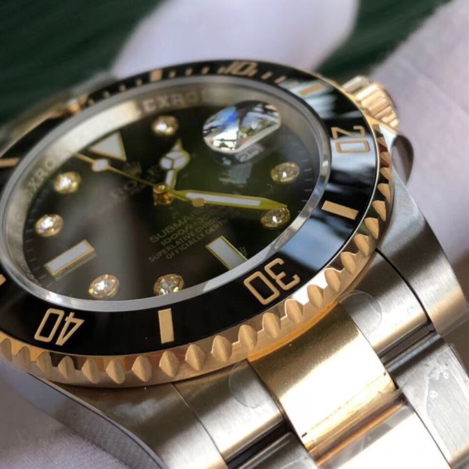 ROLEX SUBMARINER DATE BLACK DIAL 41MM WATCH