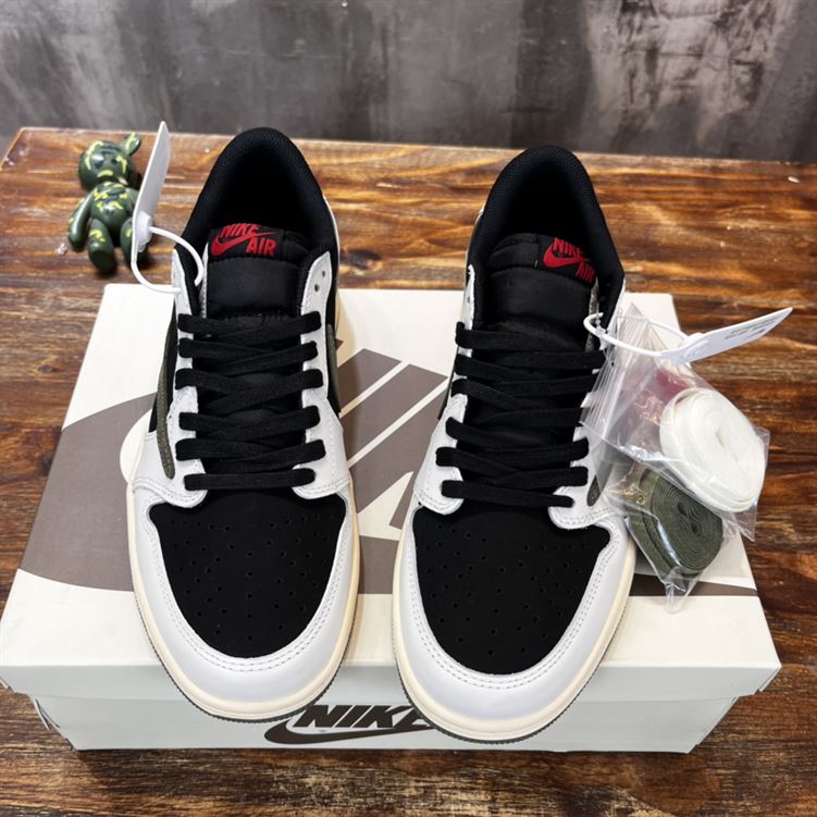 TRAVIS SCOTT X AIR JORDAN 1 LOW ''OLIVE" - NSN029