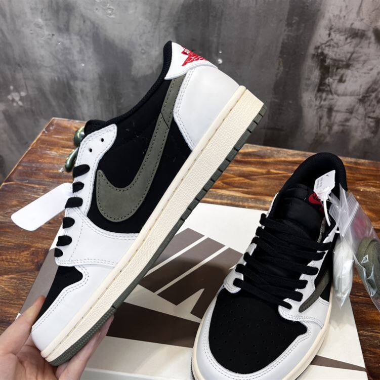 TRAVIS SCOTT X AIR JORDAN 1 LOW ''OLIVE" - NSN029