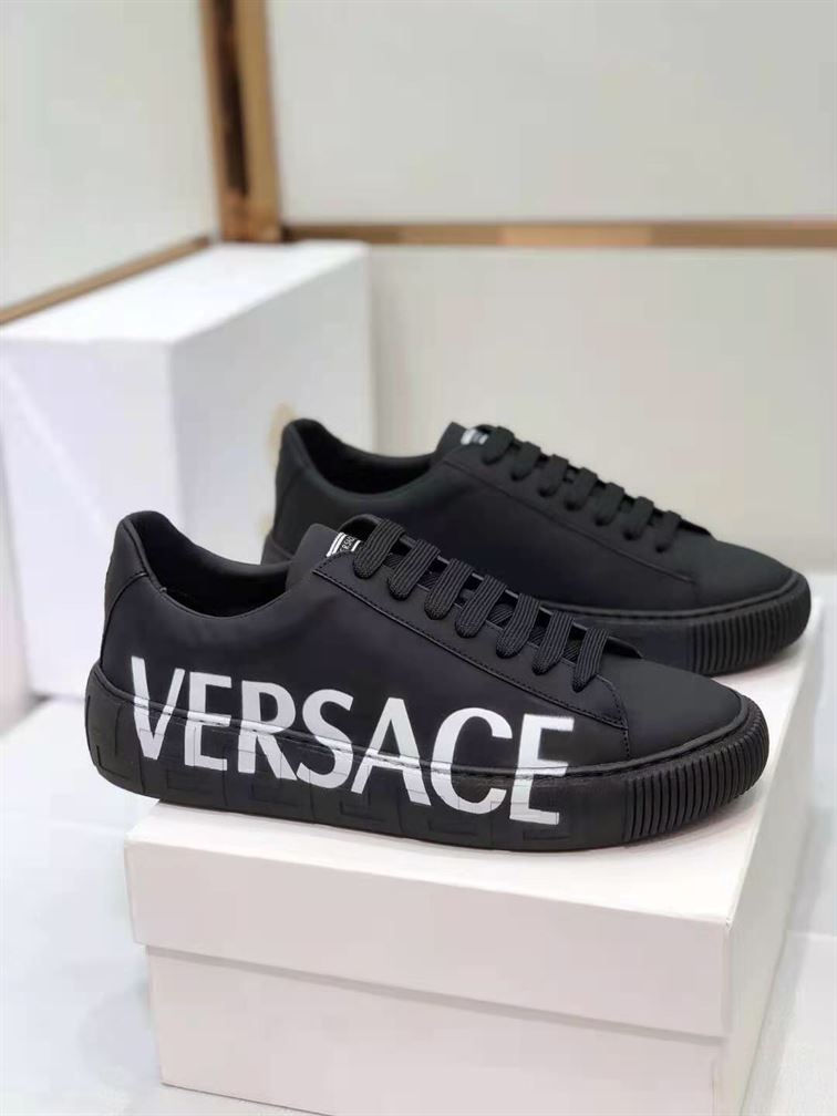 VERSACE GRECA LOGO SNEAKERS - VSS011