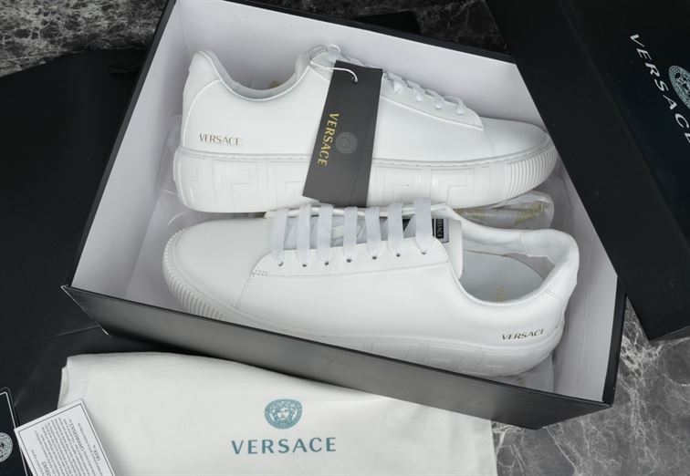 VERSACE GRECA SNEAKERS IN WHITE - VSS013