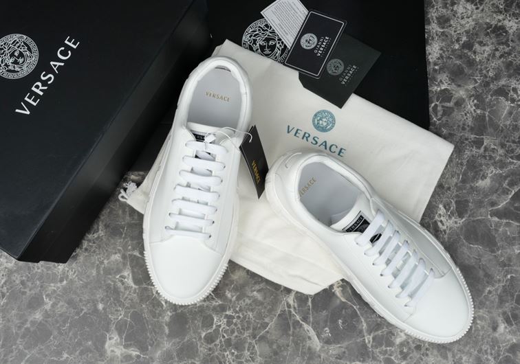 VERSACE GRECA SNEAKERS IN WHITE - VSS013