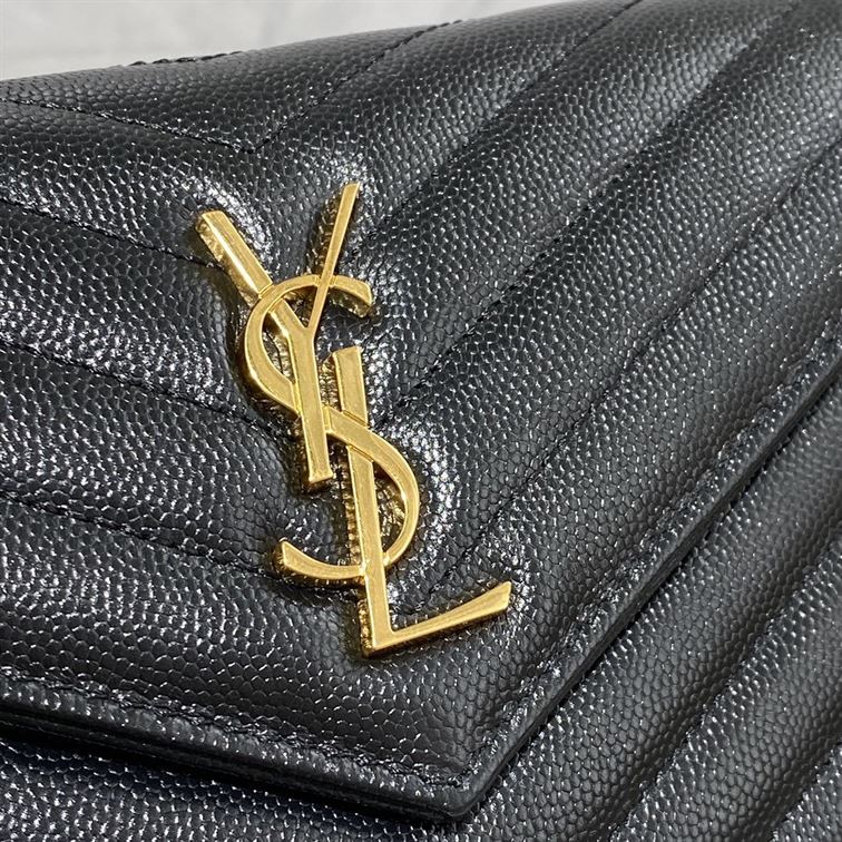YSL CASSANDRE MATELASSÉ CHAIN WALLET
