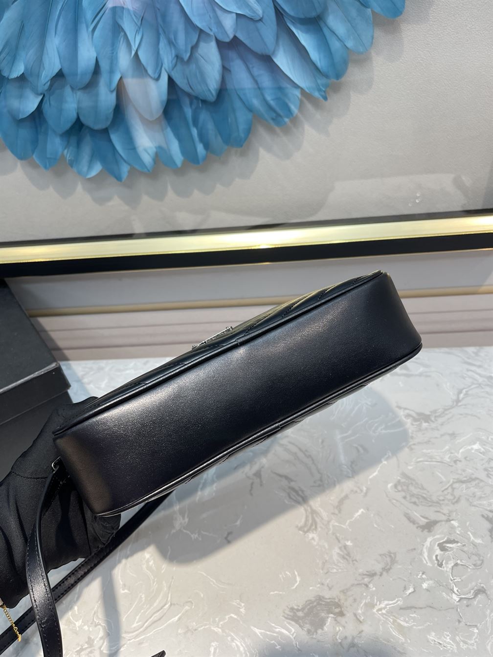 YSL LOU CAMERA BAG IN QUILTED LEATHER