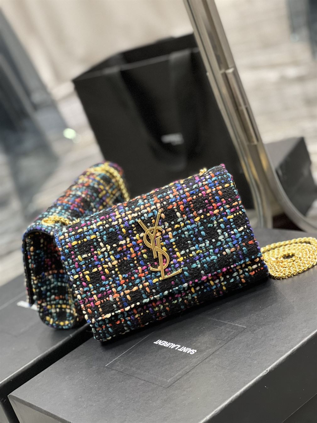 YSL LOULOU Nero & Multicolor Bag