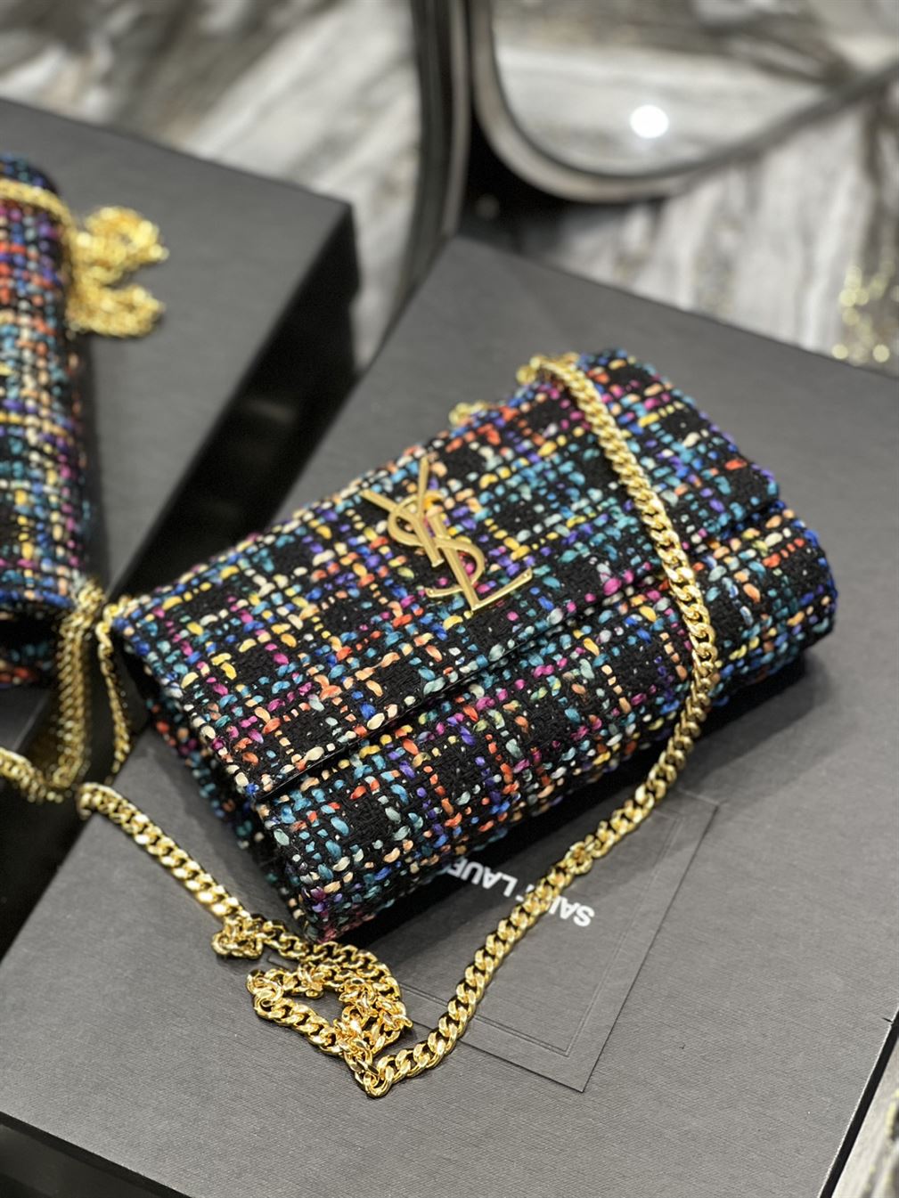 YSL LOULOU Nero & Multicolor Bag