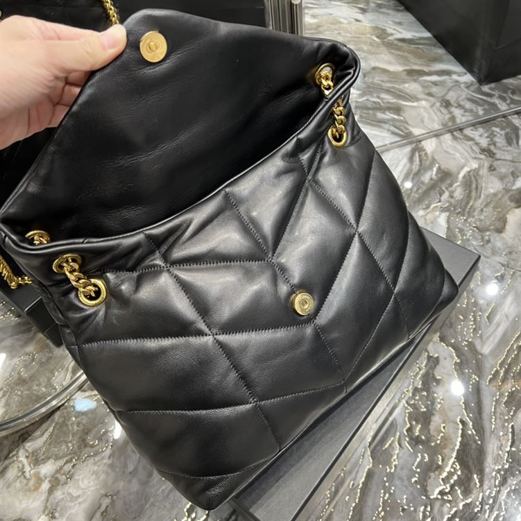YSL MEDIUM PUFFER IN QUILTED NAPPA LEATHER
