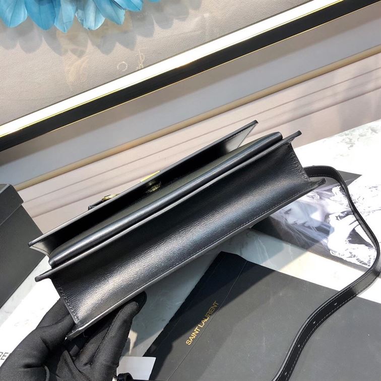 YSL MEDIUM SUNSET BLACK BAG