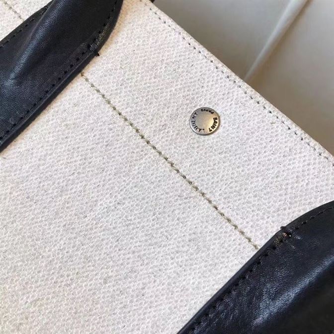 YSL RIVE GAUCHE CANVAS TOTE WHITE BEIGE BAG