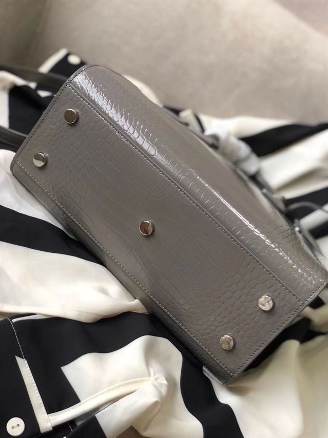 YSL SAC DE JOUR SILVER BAG