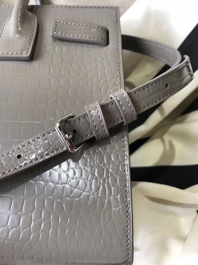 YSL SAC DE JOUR SILVER BAG