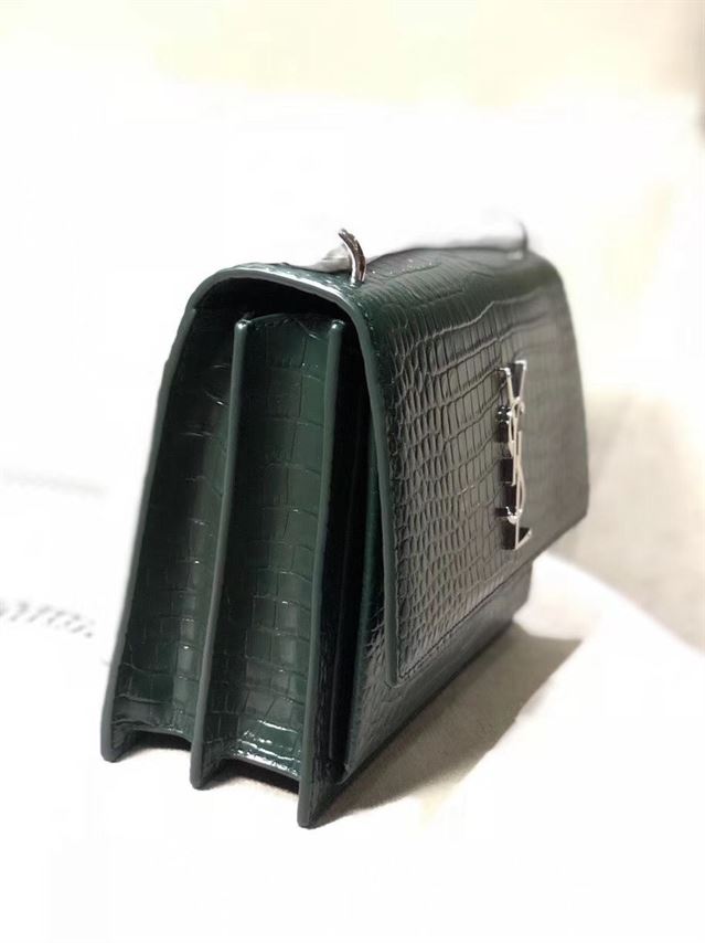 YSL SUNSET MOSS GREEN BAG