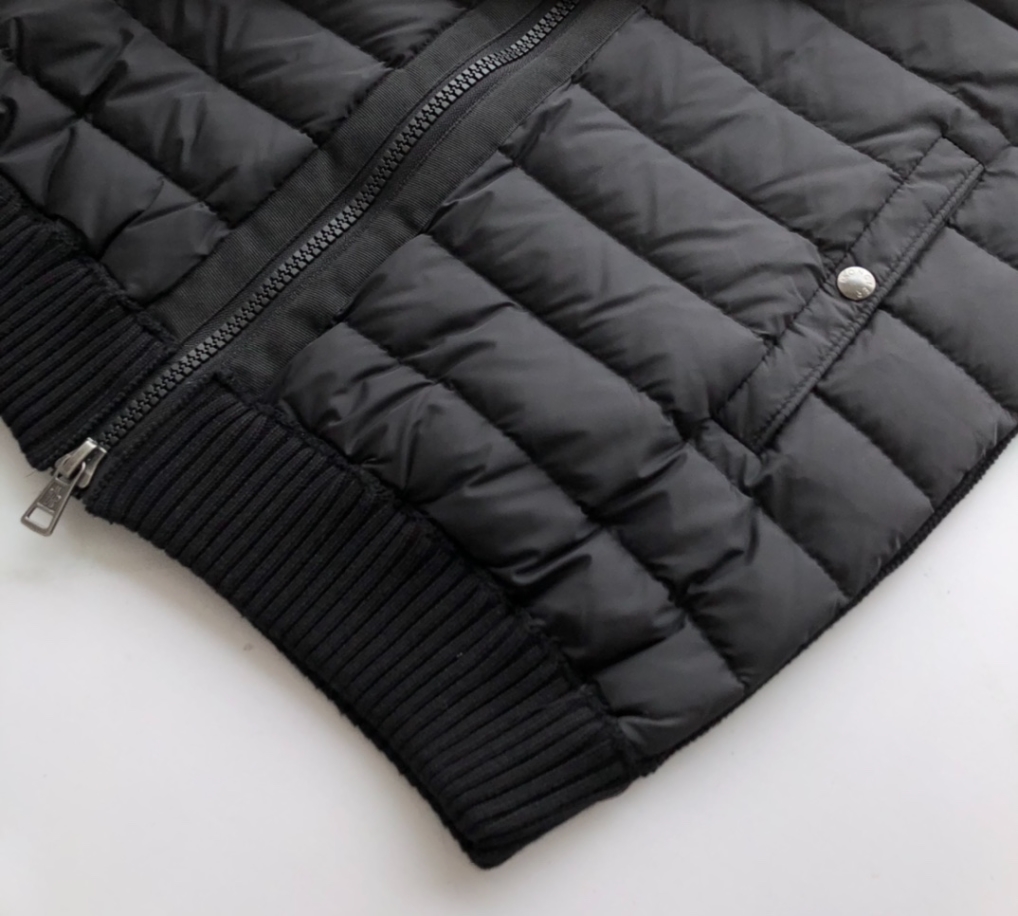 MONCLER Maglione Tricot Hooded Down Knit Jacket Coat - MC141