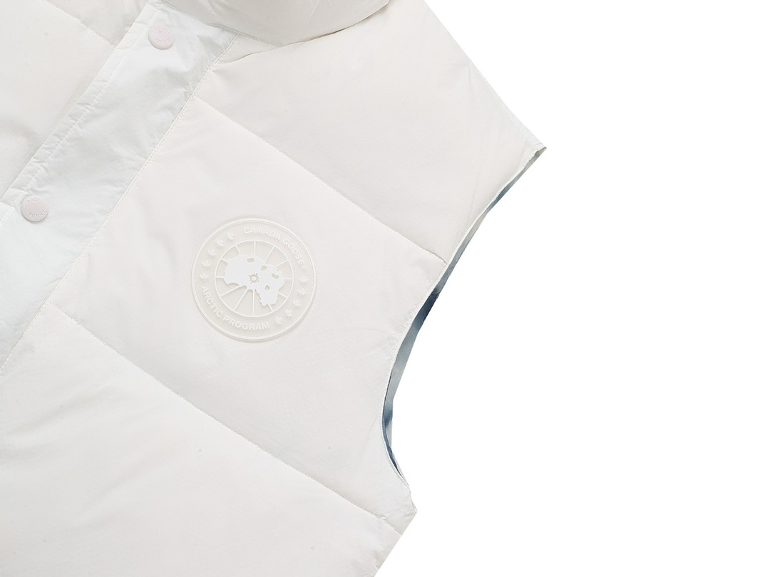CANADA GOOSE WHITE VEST - CN33