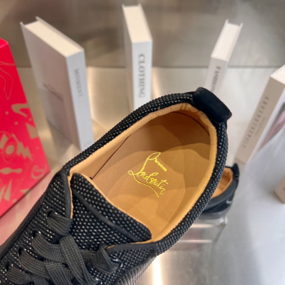 Christian Louboutin Vieira 2 Orlato Black Sneaker - CLS036