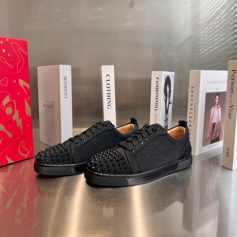 Christian Louboutin Vieira 2 Orlato Black Sneaker - CLS036