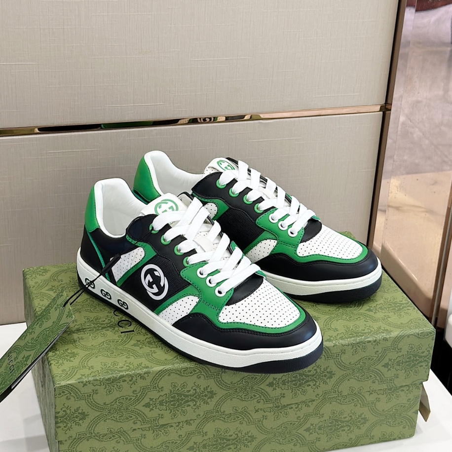 Gucci Con Nastro Web Green Sneaker - GCC178
