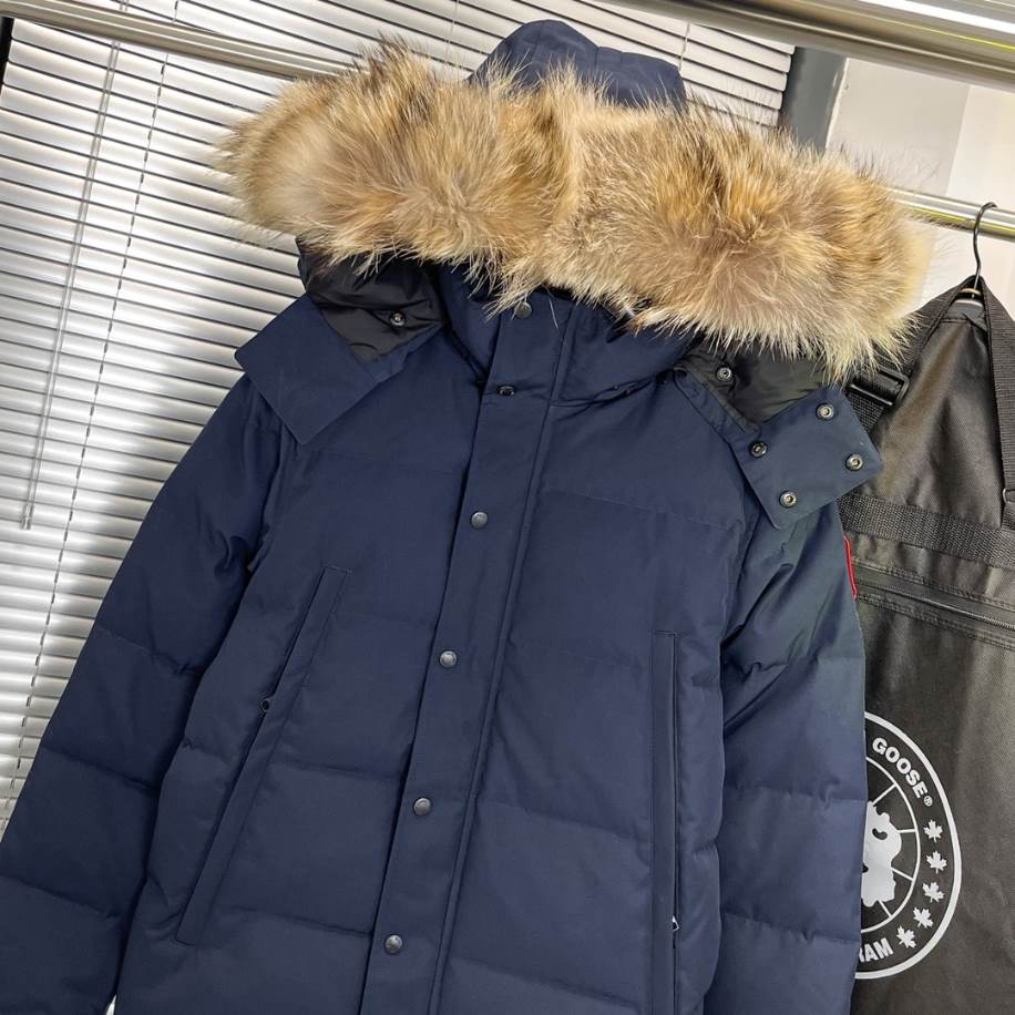 Canada Goose Blue Wyndham Parka Jacket - CN38