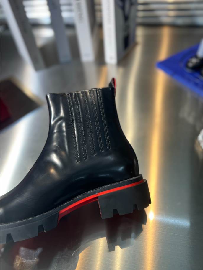 Christian Louboutin Cheney Walk Ankle Boots Black Sneaker - CLS059