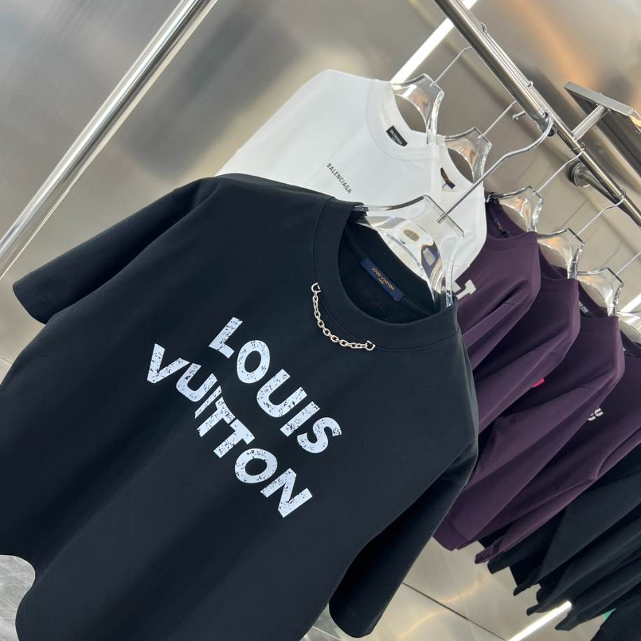 Louis Vuitton Grey Short Sleeve Shirt - LVTS078