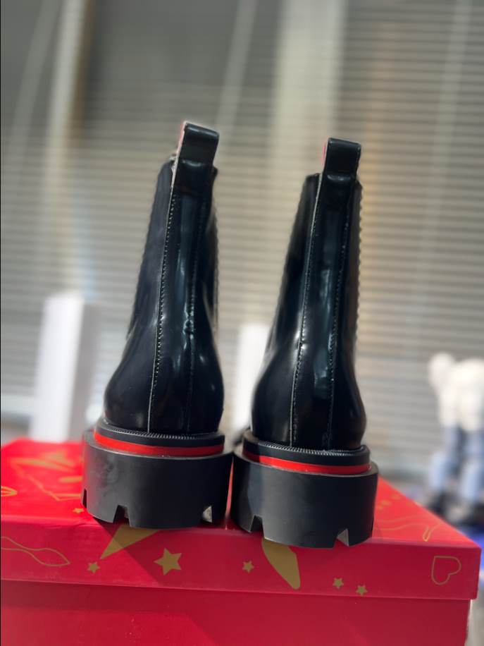 Christian Louboutin Cheney Walk Ankle Boots Black Sneaker - CLS059