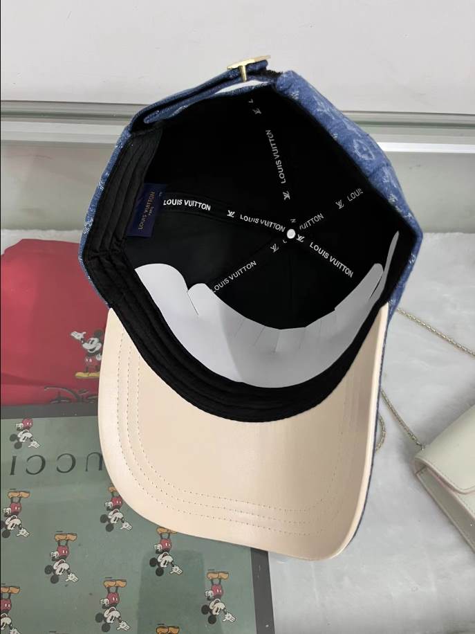 Louis Vuitton Monogram Cap Blue Hats - LVC004