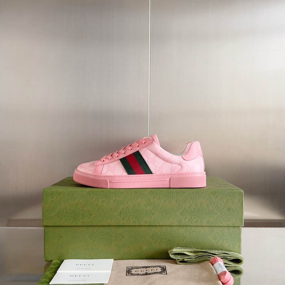 Gucci Ace Crystal Pink Sneakers - GCC187