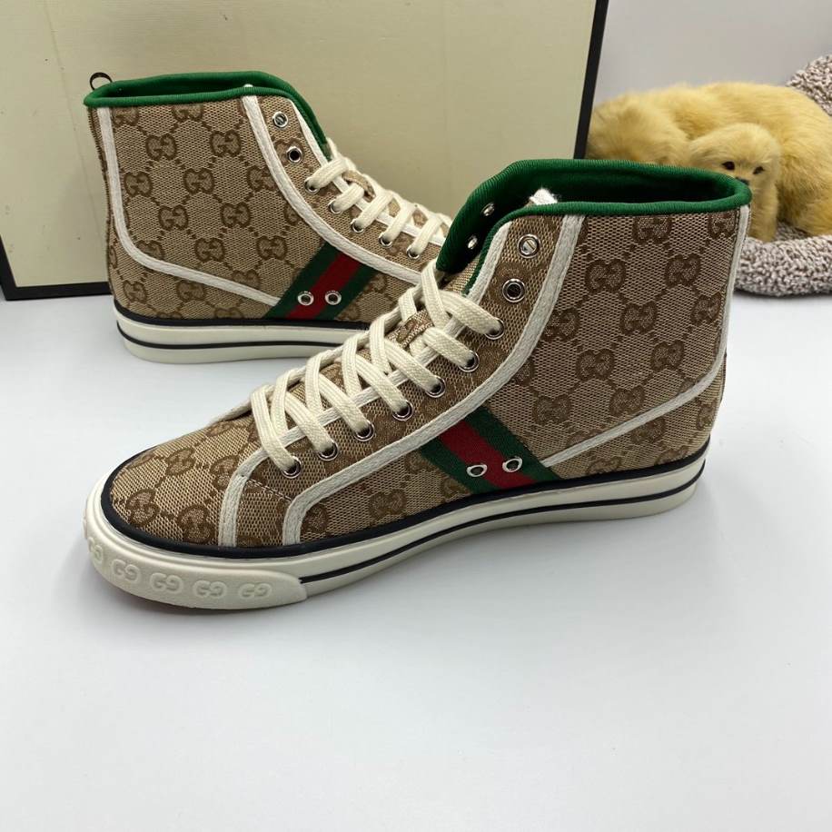 Gucci Off The Grid High Ebony Brown Sneakers - GCC214
