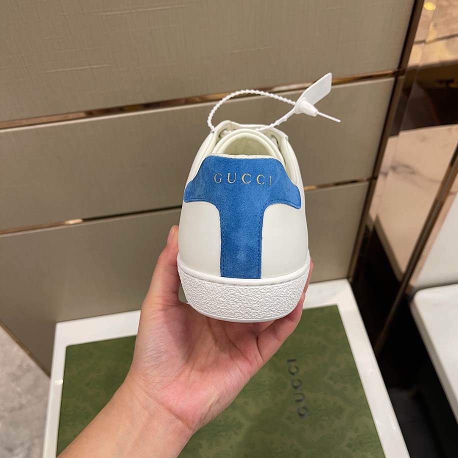 Gucci Ace Blue Interlocking Sneakers - GCC228