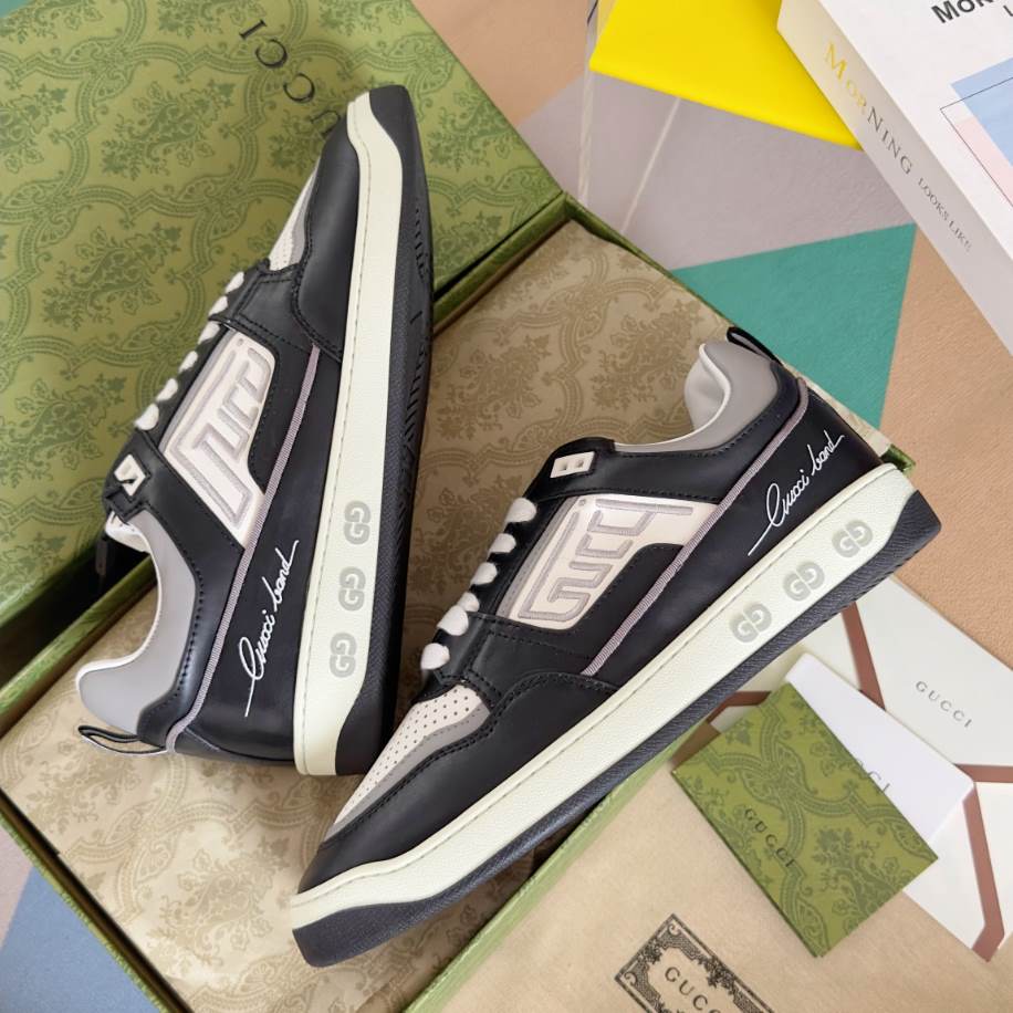 Gucci Basket Grey White Sneakers - GCC222