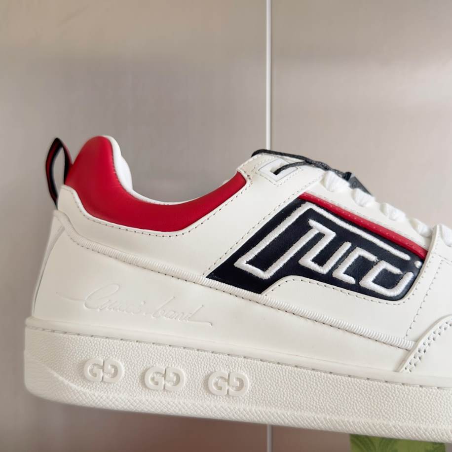 Gucci Basket White And Red Sneakers - GCC219