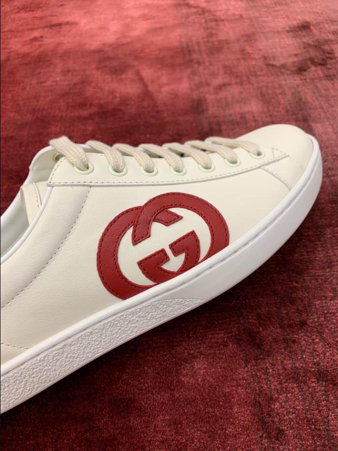 Gucci Ace Interlocking G White Red Blue Sneakers - GCC196