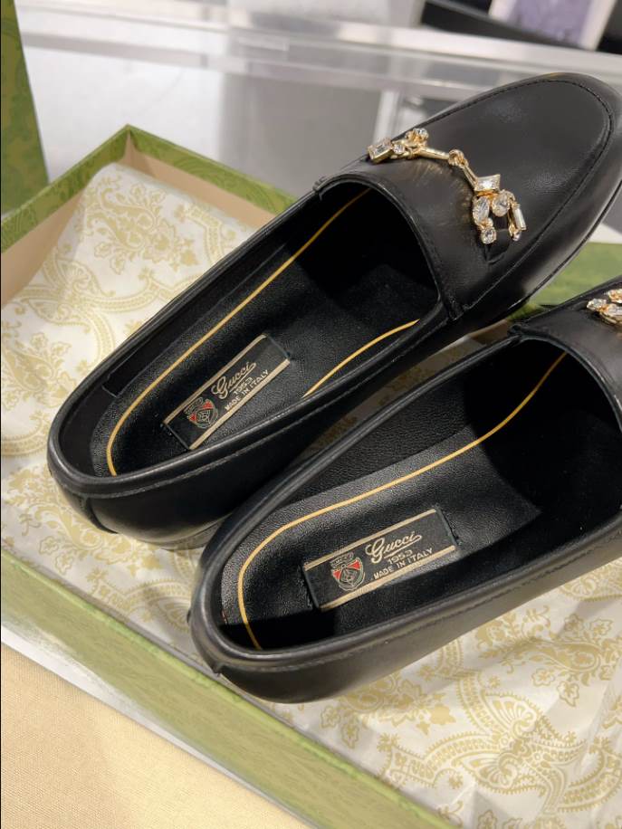 Gucci Jordaan Black Loafer - GL066