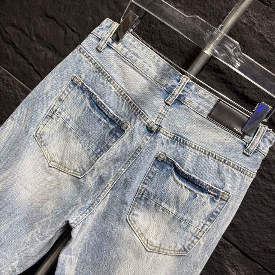Amiri White Blue Jeans - AMIJ038