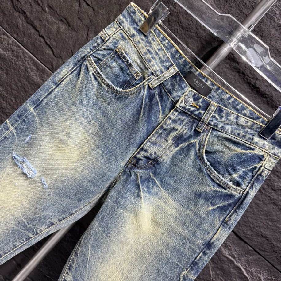 Amiri Rip Blue Jeans - AMIJ036
