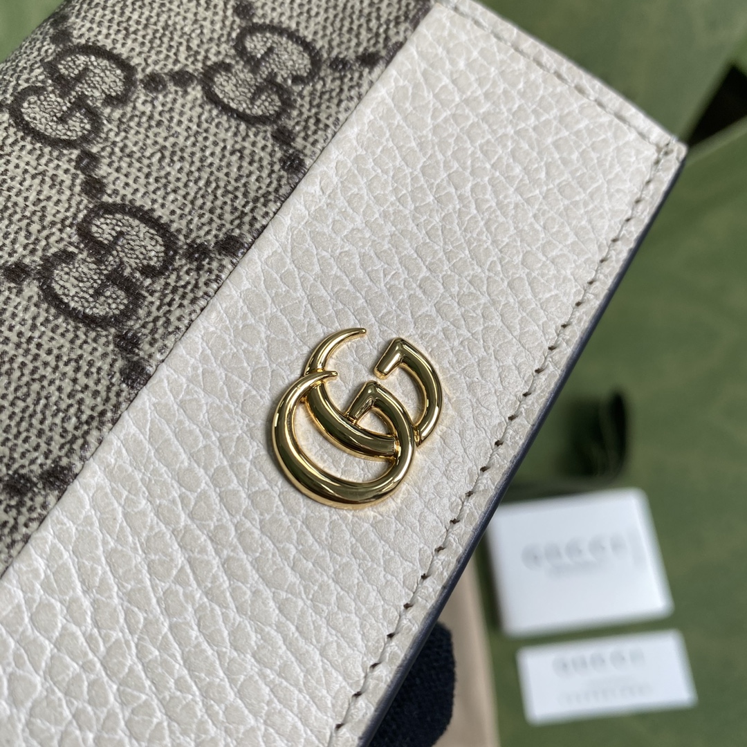 GUCCI GG MARMONT CARD CASE WALLET - WLG053 GUCCI GG MARMONT CARD CASE WALLET