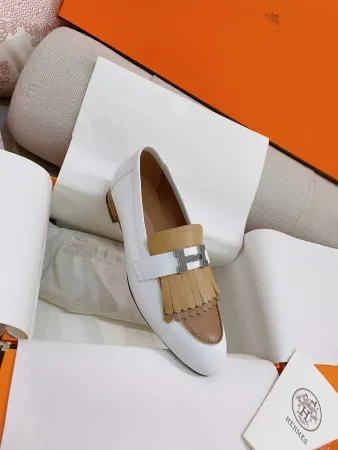 Hermes Women's Royal Loafers in Multicolor Calfksin - HM049 Hermes Women's Royal Loafers in Multicolor Calfksin