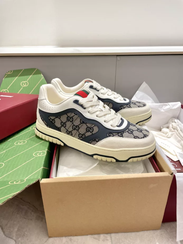 Gucci Re-Web Trainer White Sneakers - GCC208